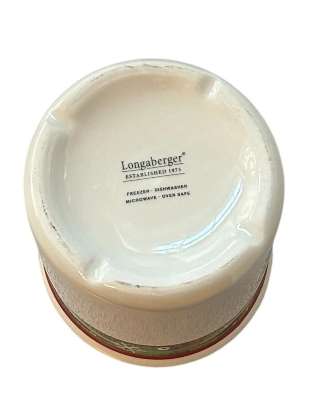 Longaberger pottery christmas